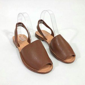 EUC Pure Jill Leather Sling Back Sandals